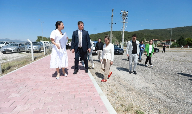 Pamucak Rekreasyon Alanı’nda Çalışmalar Hızla Devam Ediyor