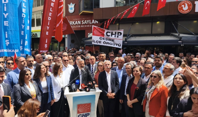 CHP İzmir, Özgür Özel için toplandı: Bu saldırı, siyasi bir amaca hizmet etmektedir!