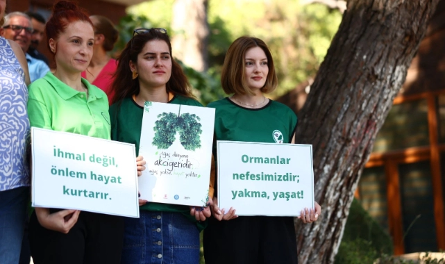 Balçova’dan “Ormanları koruyalım” çağrısı