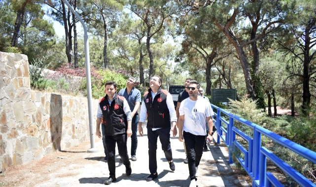 Balçova’nın ormanları termal kamera ile izlenecek