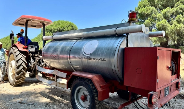 Bergama'daki orman yangını kontrol altına alındı