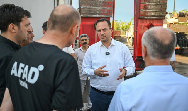 Bornova Belediyesi’nin yangınla mücadelesi büyük takdir topladı