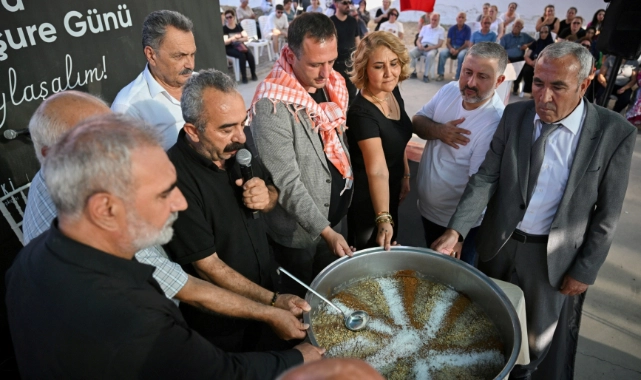 Gökdere’de aşure sofrası birlik ve aşk ile kuruldu