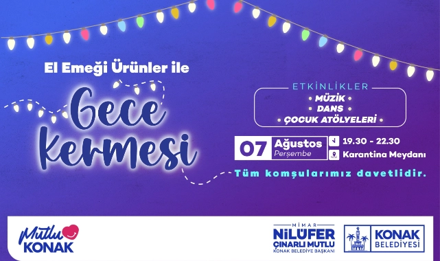 Konak’ta kadınların el emeği ‘Gece Kermesi’nde değerlenecek