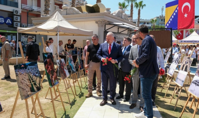Srebrenitsa Soykırımı Menemen'de unutulmadı