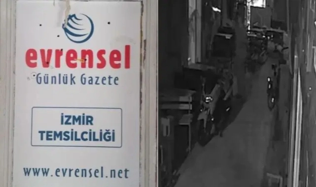 İzmir'de Evrensel'in bürosuna silahlı saldırı: Bir kişi gözaltına alındı!