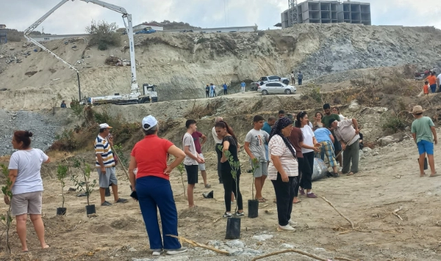 Samandağ'da köylülerin direnişi devam ediyor: Sökülen ağaçlar yeniden dikildi!