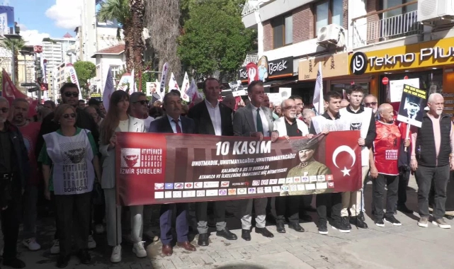 10 Kasım'ın ara tatile denk getirilmesine İzmir'de protesto!