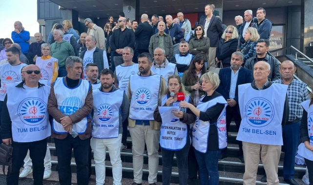 Buca'da memurlar iş bıraktı: Alacaklarımızı derhal ödeyin!