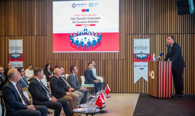 Başkan Eşki SODEMSEN çalıştayında konuştu: Sürdürülebilir belediyecilik için paylaşım şart