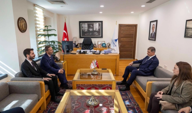 Başkan Tugay ile KKTC Başkonsolosu Davulcu bir araya geldi!