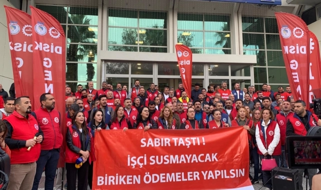 Büyükşehir'de işçi krizi sürüyor: DİSK'ten Başkan Tugay'a randevu talebi!