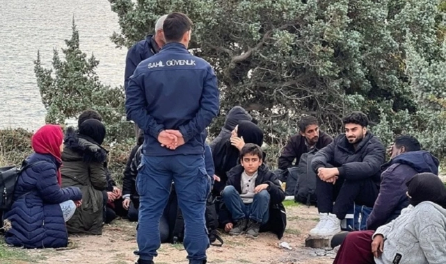 Sahil Güvenlik'ten 'kaçak göçmen' operasyonu: 24 kişi yakalandı!
