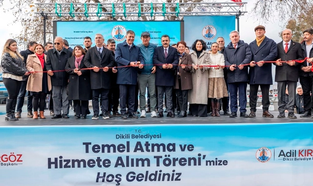Başkan Kırgöz’den yeni yıl öncesi temel atma ve hizmete alım töreni