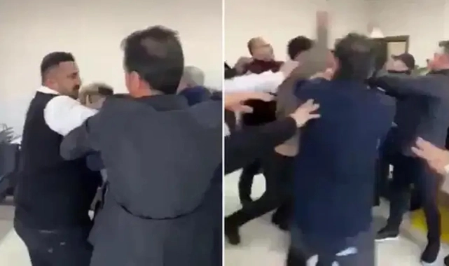Belediyede tekmeler ve sopalar konuştu: 6 kişi yaralandı!