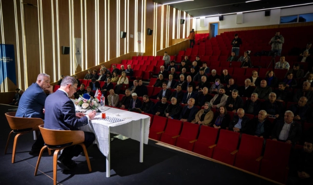Muhtarlarla çözüm masası Kemalpaşa’da kuruldu