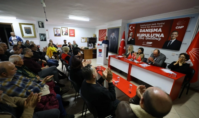 CHP Selçuk İlçe Örgütü'nde Danışma Kurulu Toplantısı yapıldı