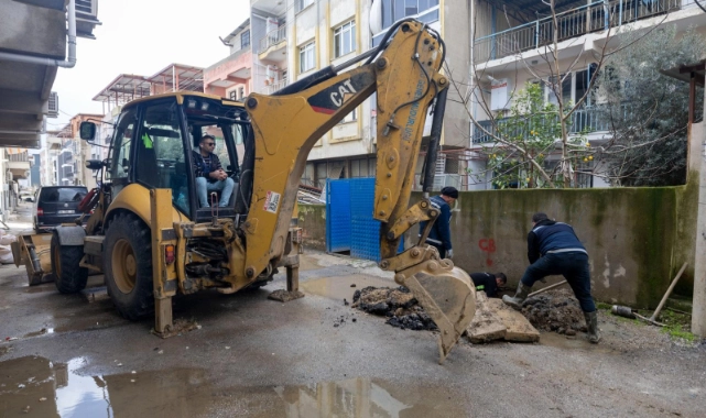 Kuvvetli yağışların ardından kırsalda yoğun müdahale
