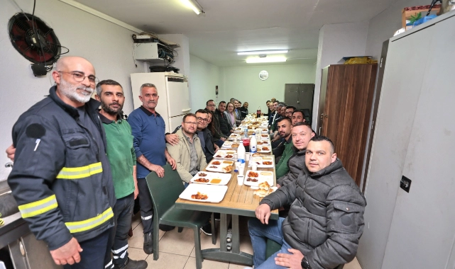 Başkan Mutlu, ulaşım emekçileriyle iftarda buluştu