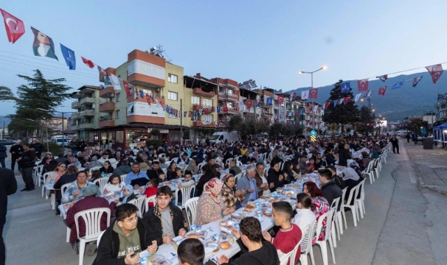 Bereket sofrası bu kez Beydağ'da kuruldu