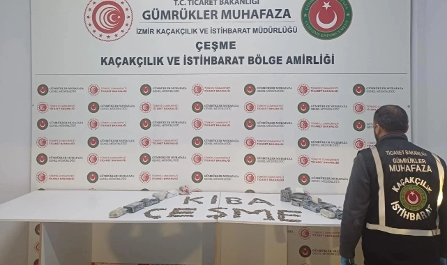 Tarihi eser kaçakçılarına darbe: Çeşme'de 7 bin 550 sikke ele geçirildi!
