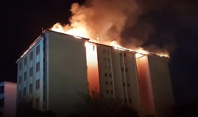Aydın’da öğrenci pansiyonunda yangın: 46 öğrenci tahliye edildi