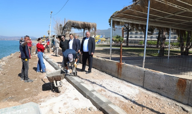 Başkan Çiçek, saha çalışmalarını ziyaret etti