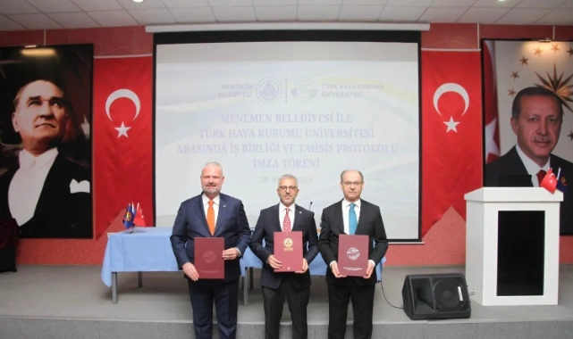 Menemen'de ikinci üniversite için imzalar atıldı!