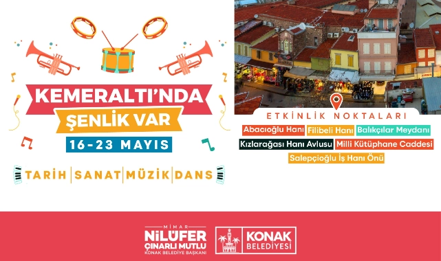 Kemeraltı’nda şenlik başlıyor