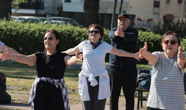 Konaklılar açık havada sporu çok sevdi