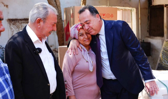 Başkan Dutlulu, selden etkilenen vatandaşları ziyaret etti