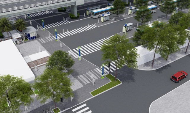 Bornova Aktarma İstasyonu yeni yüzüne kavuşuyor