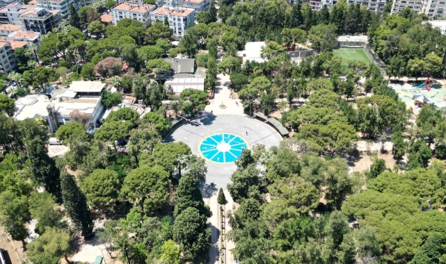 Bornova'nın simge havuzu yenilendi 