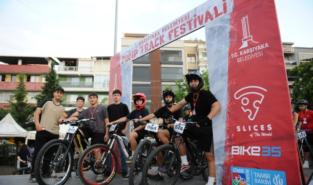Karşıyaka Belediyesi’nden Türkiye’de bir ilk: Heyecan dolu pump track gece yarışı!
