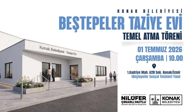 Konak’ta dayanışma güçleniyor: Beştepeler Taziye Evi’nin temeli atılıyor