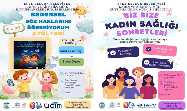 Selçuk'ta kadınlar ve çocuklar için anlamlı atolyeler
