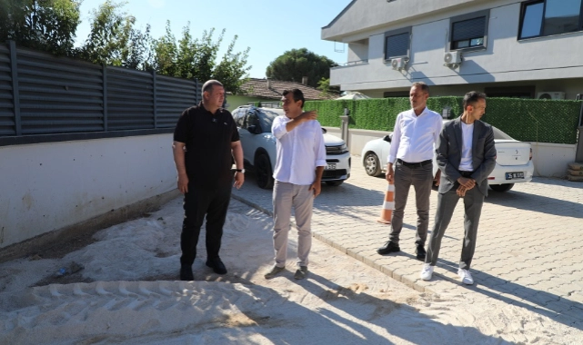 Başkan Çiçek'ten yerinde inceleme