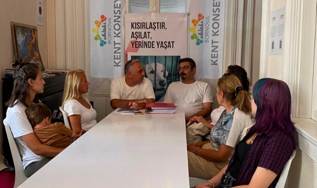 Bornova Kent Konseyi Hayvan Hakları Çalışma Grubu kalıcı çözüm için yol haritası hazırladı