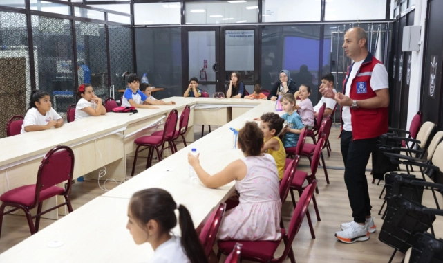 Konaklı çocuklara Afet Farkındalık Atölyesi
