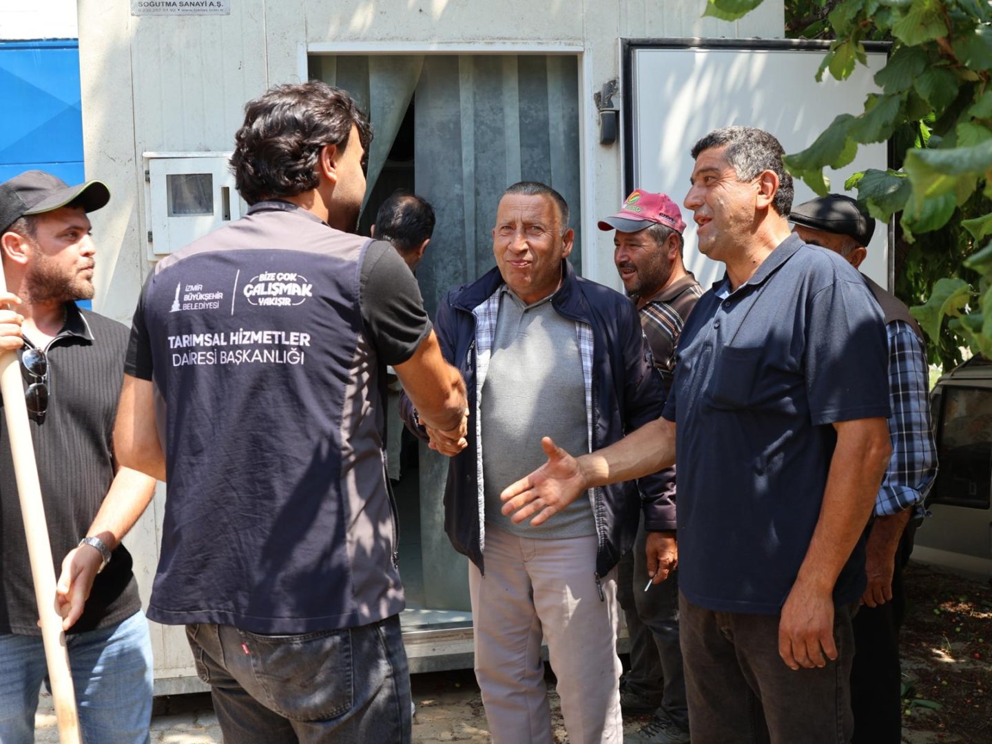 Ödemiş’in dağ köyüne soğuk hava deposu desteği