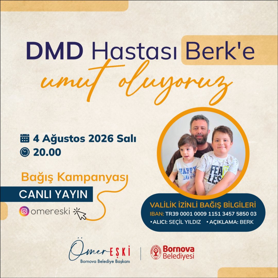 Bornova'da dayanışma sırası Berk Yıldız'da