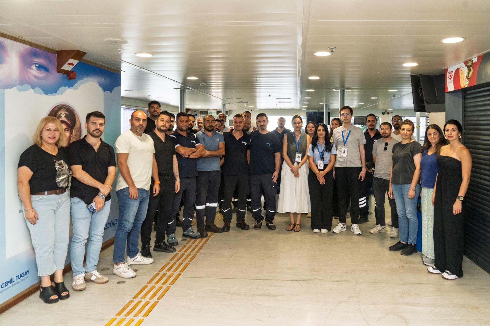 İZDENİZ personeline afet ve yangın eğitimi