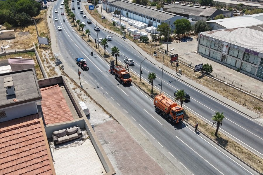 Başkan Şen devreye girdi, çevreyolunda düzenleme çalışması hız kazandı