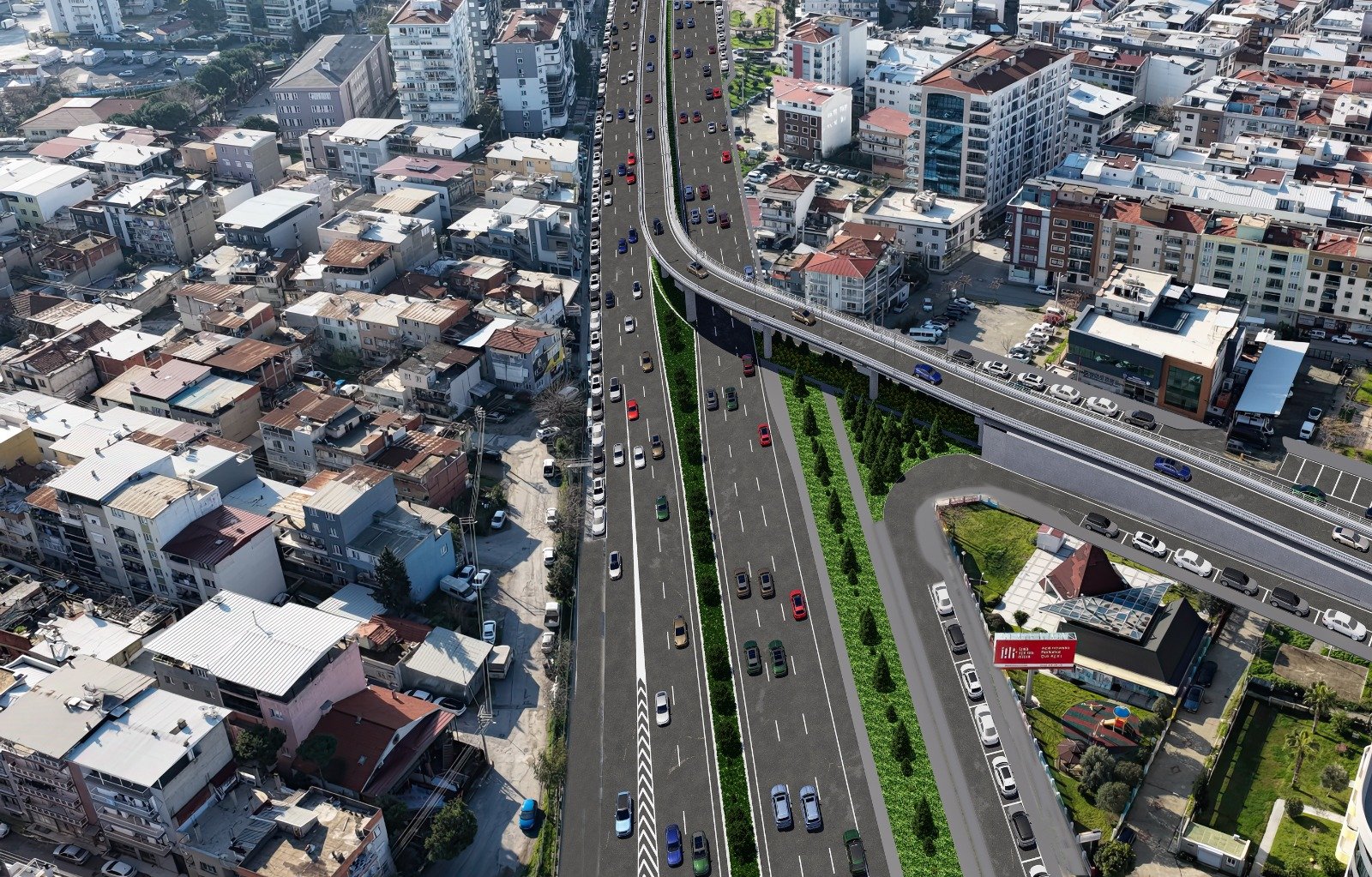 Büyükşehir’den iki bulvarı bağlayacak üst geçit