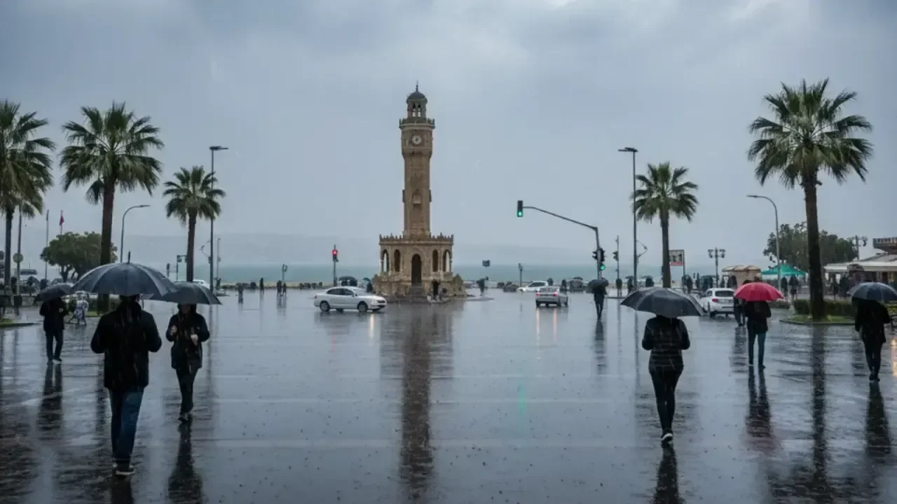 İzmir'de sıcaklıklar düşüyor: Sağanak yağışlı hafta