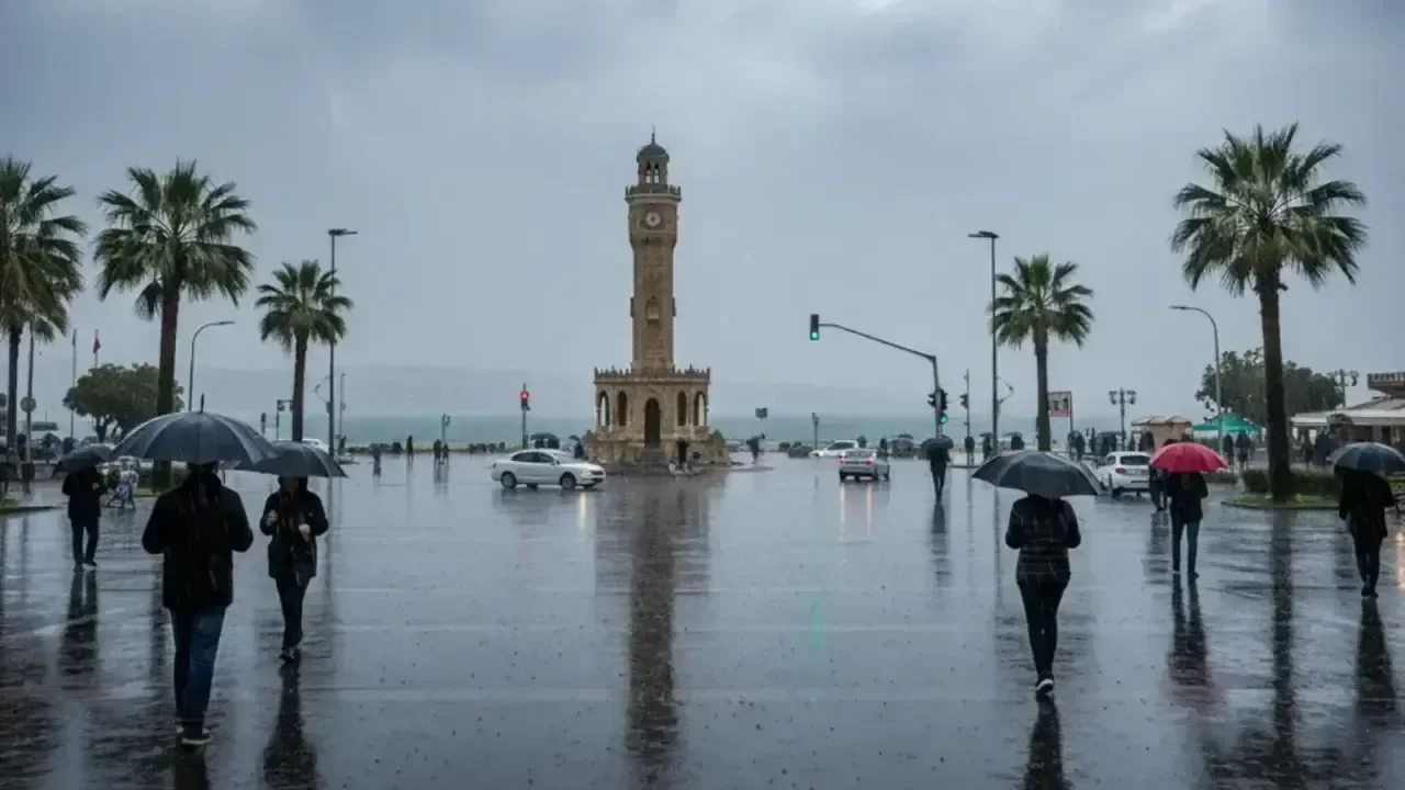 İzmir'de Cumartesi günü sağanak yağış beklentisi