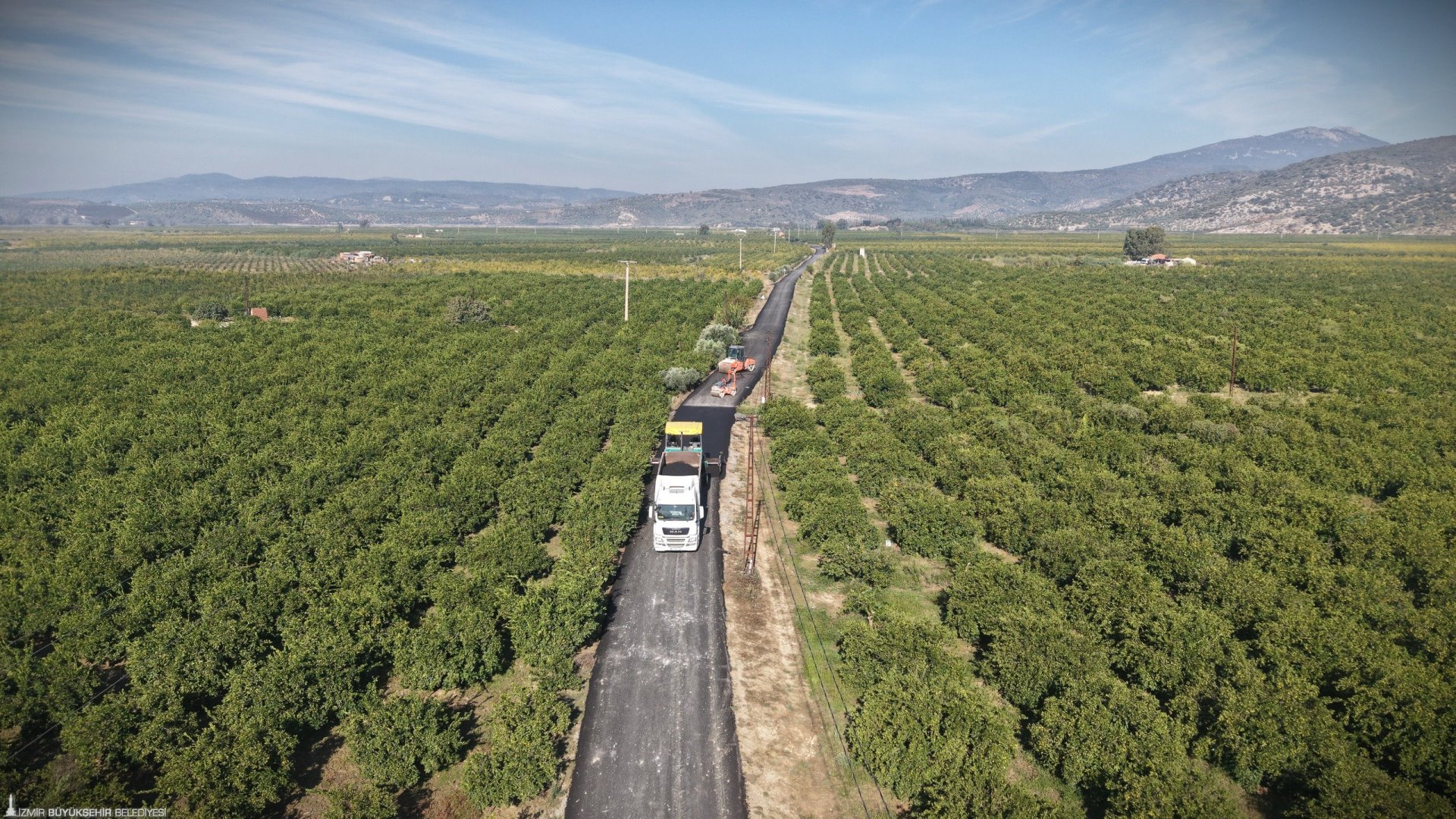 Selçuk’ta 15,5 kilometrelik yol yenileniyor